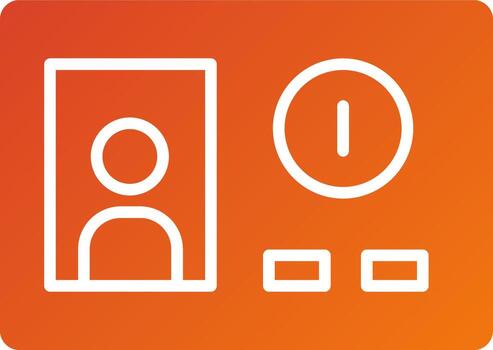 Intercom Icon Style vector