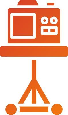 Tripod Camera Icon Style