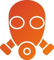 Gas Mask Icon Style vector