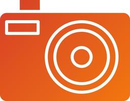 Compact Camera Icon Style vector