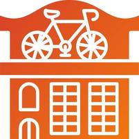 Bike Shop Icon Style vector