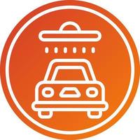 Car Wash Sign Icon Style vector