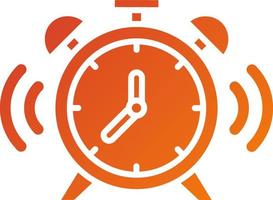 Alarm Clock Icon Style vector