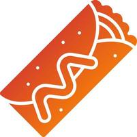 Chimichanga Icon Style vector
