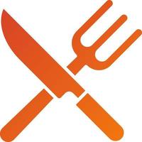 Fork and Knife Icon Style vector