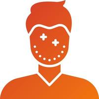 Facial Plastic Surgery Icon Style vector