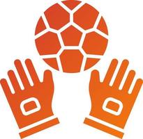 Goalie Icon Style vector