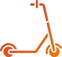 Kick Scooter Icon Style vector