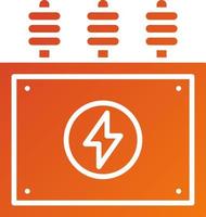 Power Transformer Icon Style vector