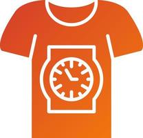 estilo de icono de camiseta vector