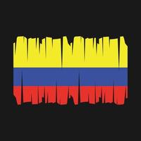 vector de bandera de colombia