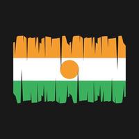 vector de bandera de niger