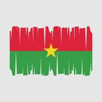 vector de bandera de burkina faso