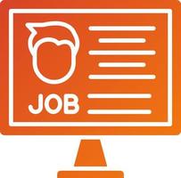 Job Application Icon Style vector