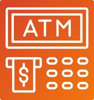 ATM Icon Style vector