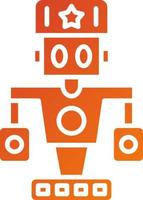 Military Robot Icon Style vector