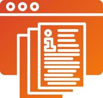 Documentation Portal Icon Style vector