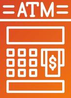 Atm Icon Style vector