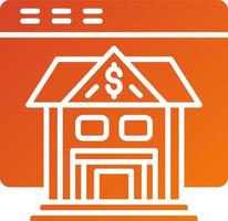 Internet Banking Icon Style vector