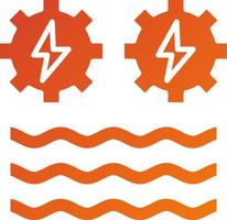 Hydro Power Icon Style vector