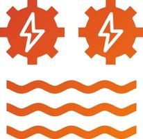 Hydro Power Icon Style vector