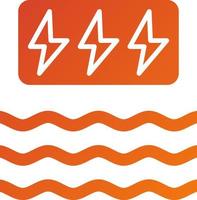 Wave Power Icon Style vector