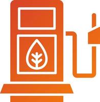 Biofuel Station Icon Style vector