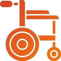 Wheelchair Icon Style vector