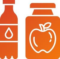 Functional Food Beverages Icon Style vector