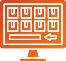 Initial Purchase Quantity Icon Style vector