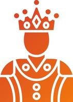 King Icon Style vector