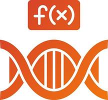 Functional Genomics Icon Style vector