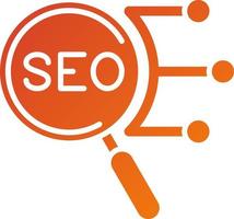 Search Engine Optimisation Icon Style vector