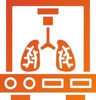 Bioprinting Icon Style vector