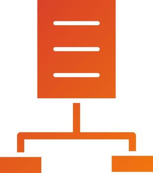 estilo de icono de algoritmo vector