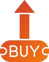 Buy Stocks Icon Style vector