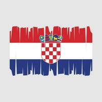 vector de bandera de croacia