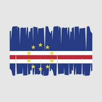 vector de bandera de cabo verde