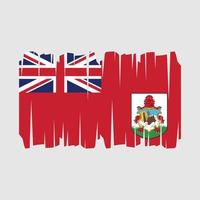 vector de bandera de bermudas