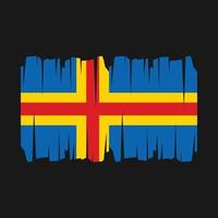 Aland Islands Flag Vector