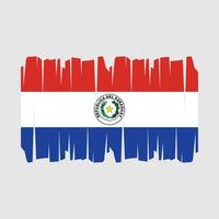 vector de bandera de paraguay