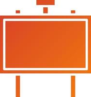 Signboard Icon Style vector
