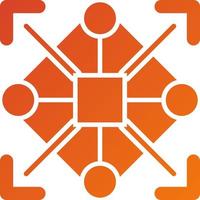 Pattern Recognition Icon Style vector