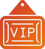 VIP Zone Icon Style vector