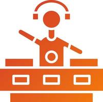 DJ Icon Style vector