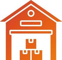 Warehouse Icon Style vector