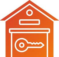 Warehouse Key Icon Style vector