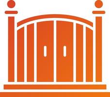 Entry Gate Icon Style vector