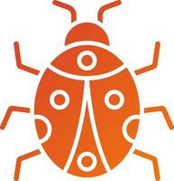 Ladybug Icon Style vector