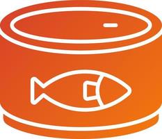 Canned Food Icon Style vector